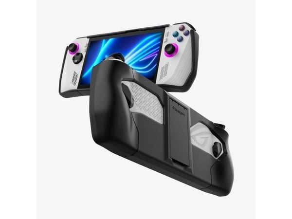 Spigen Thin Fit Pro, Suojus, ASUS, musta, Polykarbonaatti (PC), Termoplastinen polyuretaani (TPU), ROG Ally, Pudotuksen kestävä, Naarmuuntumisenkes...