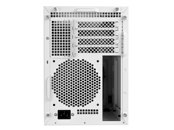 Silverstone SST-SG17W, Cube, PC, valkoinen, mikro-ATX, Mini-DTX, Mini-ITX, alumiini, muovi, teräs, peli