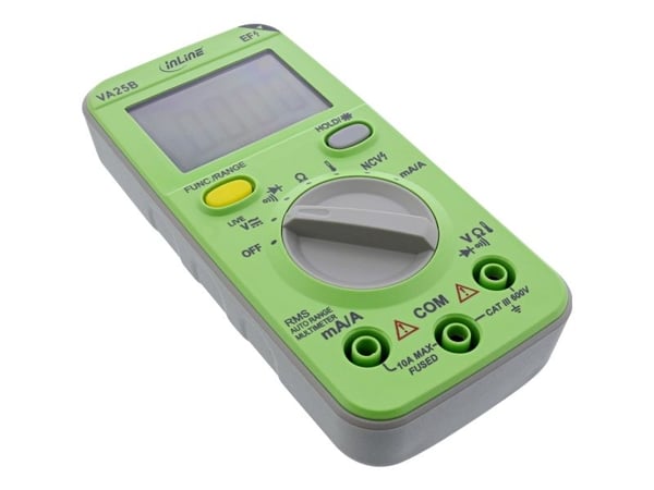 InLine 43117A, LCD-näyttö, 44 x 30 mm, paristot, AAA, 1,5 V, 62 mm