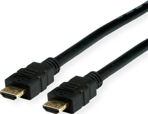 Value 11.99.5691, 1,5 m, HDMI-tyyppi A (vakio), 2 x HDMI Type A (Standard), 3840 x 2160 pikseliä, 3D, Musta