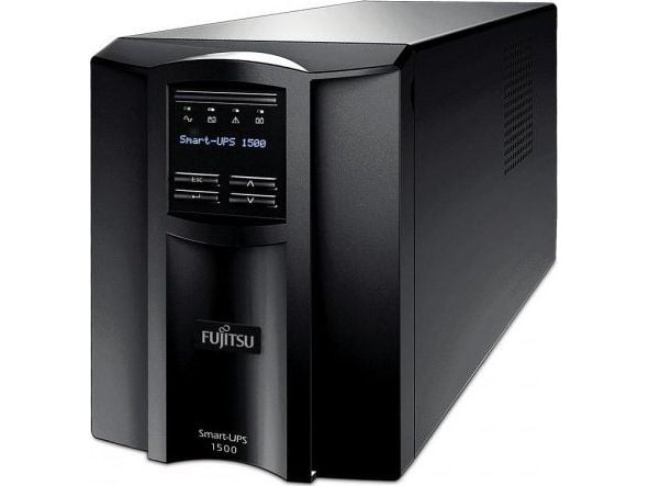 Fujitsu - UPS (rackmonterbar/ekstern) - AC 220 - 240/380 - 415 V - 8000 watt - 8000 VA - utgangskontakter: 10 - 6U - 19" - svart