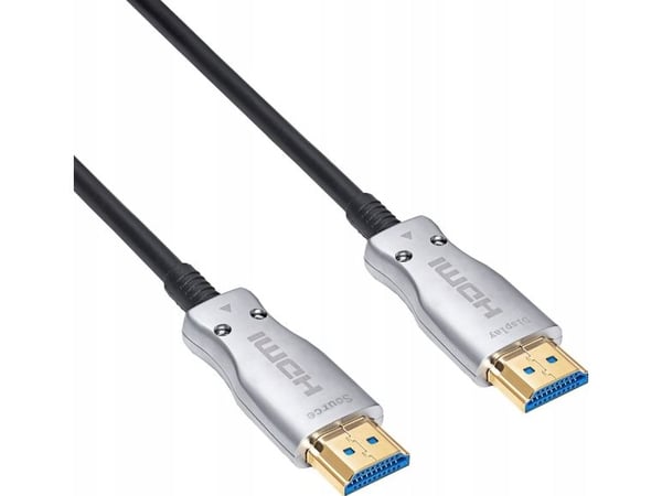 Akyga AK-HD-100L, 10 m, HDMI-tyyppi A (vakio), HDMI-tyyppi A (vakio), 3D, 48 Gbit/s, musta, Hopea