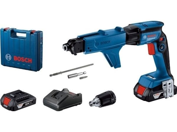 Bosch skrujern for G-KY-plater GTB 185-LI 2x2.0Ah +MA55