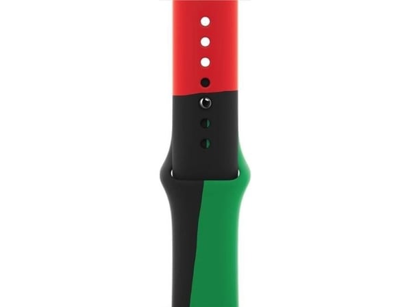Apple - Klokkestropp for smart armbåndsur - 44 mm - S/M-størrelse - Black Unity