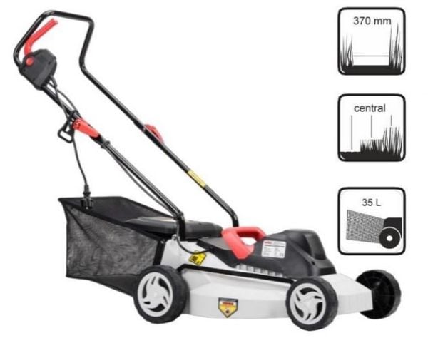 NAC ELEKTRISK GRESSKLIPPER 1500W 37cm LE15-37-PB-S