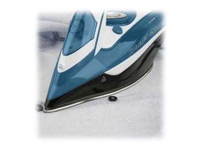 BLACK+DECKER BXIR2402E - Dampstrykejern - såleplate: rustfritt stål - 2400 W
