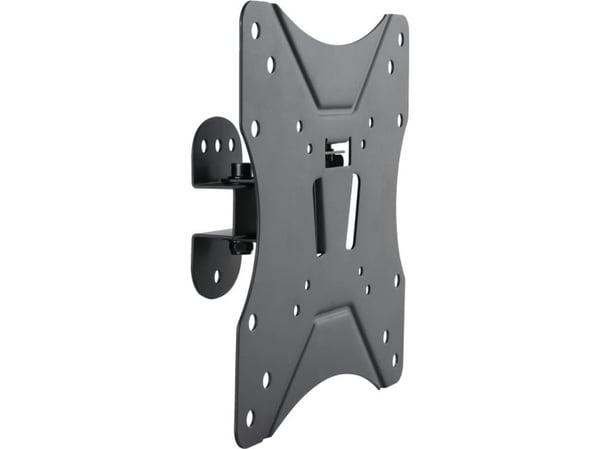 Schwaiger LWH14225 513, 75 x 75 mm, 200 x 200 mm, 7,5 - -7,5°, 25 - -25°, Aluminium, Sort
