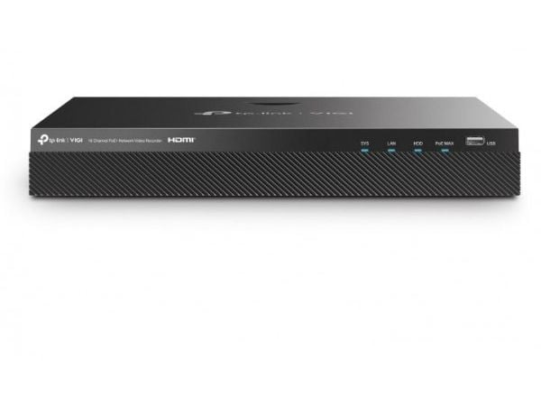 TP-Link VIGI VIGINVR2016H-16MP, 16 kanavaa, 3840 x 2160 pikseliä, 720p, 1080p, 2160p, 3840x2160, 1920x1080, 1680x1050, 81x1050, 8,20 720, G.7 11, G...