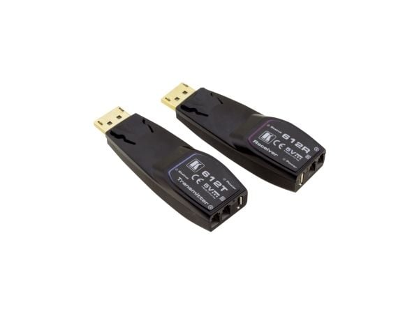 Kramer 612R/T - 4K60 4:4:4 DP-lähetin/vastaanotin ExtendedReach MM -kuituoptisella kuidulla