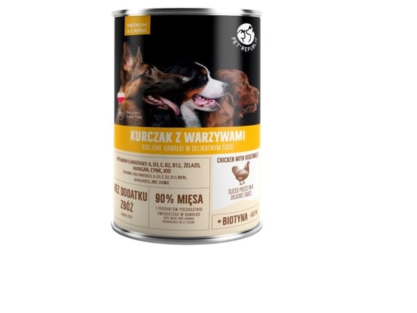 Pet Republic PIES boks kylling veggiesaus /8 1250g