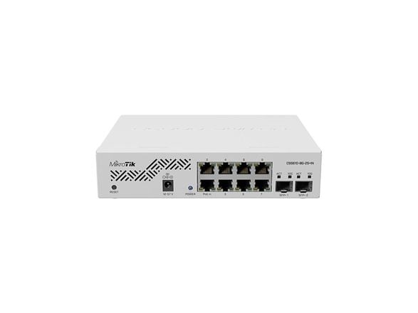 Mikrotik CSS610-8G-2S+IN, Gigabit Ethernet (10/100/1000), Strömförsörjning via Ethernet (PoE) stöd