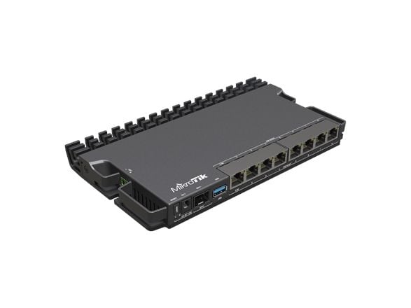 Mikrotik RB5009UPR+S+IN, 2.5 Gigabit Ethernet, Gigabitti Ethernet, Musta