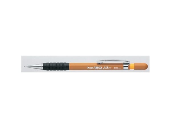 Pencil, Pentel, A319-Y, 0,9MM, sort