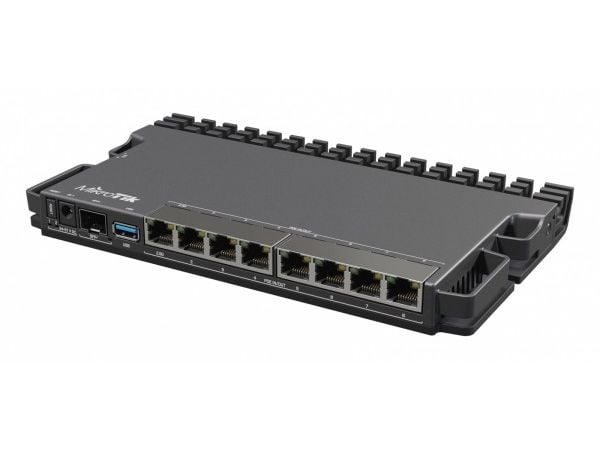 Mikrotik RB5009UPR+S+IN, 2.5 Gigabit Ethernet, Gigabitti Ethernet, Musta