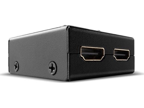 Lindy 38336, HDMI, Metall, Sort, 60 Hz, 18 Gbit/s, 3840 x 2160 piksler