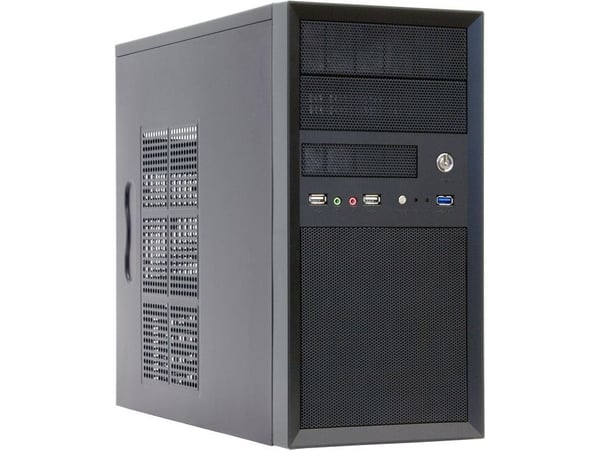 Chieftec Mesh Series CT-01B - Tower - micro ATX - ingen strømforsyning (ATX12V 2.3/ PS/2) - USB/lyd