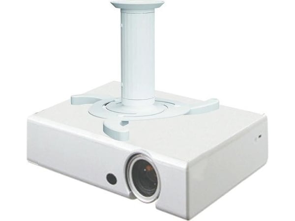 Neomounts BEAMER-C80WHITE, Tak, 15 kg, Hvit, Stål, Manuell, 130 - 200 mm