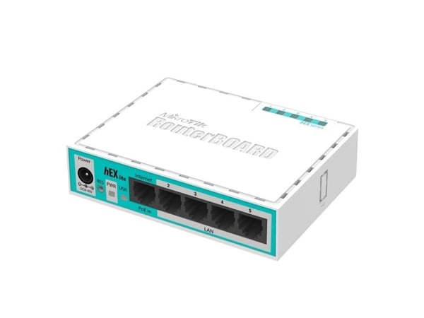 MikroTik RouterBOARD hEX lite RB750r2 - Router 4-ports-switch