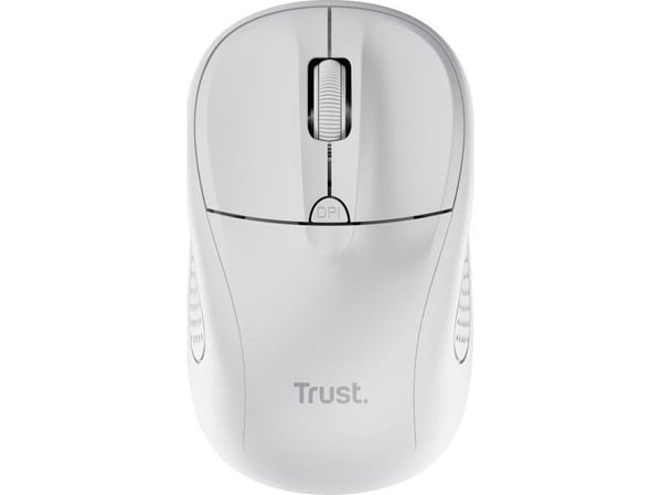 Trust Primo, Molempikätinen, Optinen, Langaton RF, 1600 DPI, Valkoinen