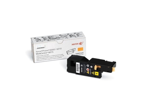 Xerox Phaser 6010 - Gul - original - tonerpatron - for Phaser 6000, 6010, 6010N; WorkCentre 6015B, 6015N, 6015NI, 6015V_BC, 6015V_NIC