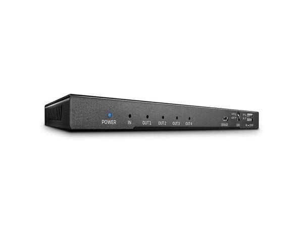 Lindy 38231, HDMI, 4x HDMI, 4096 x 2160 piksler, Sort, Metall, 4K Ultra HD
