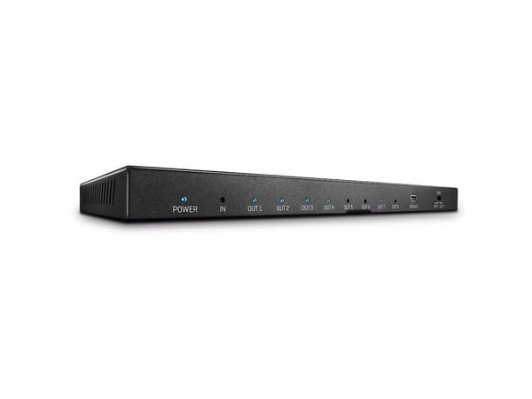 Lindy 38237, HDMI, 8x HDMI, 3840 x 2160 piksler, Sort, Metall, 4K Ultra HD