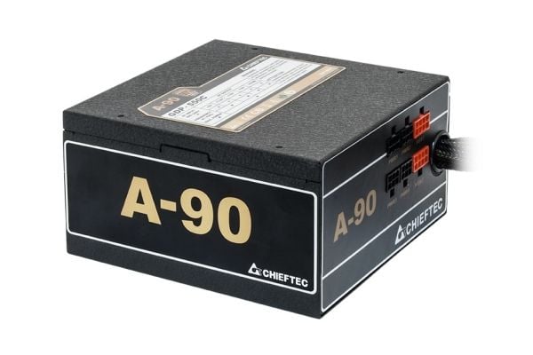 Chieftec A-90 Series GDP-750C - Strømforsyning (intern) - ATX12V 2.3 - 80 PLUS Gold - AC 230 V - 750 Watt - aktiv PFC - sort