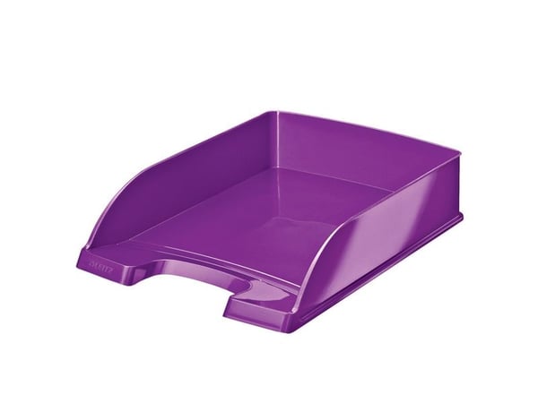 Leitz WOW - Brevbakke - for A4 (210 x 297 mm) - metallisk purpur