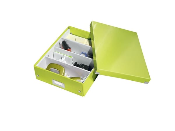 Leitz 60580064, Polypropylen (PP), Grønn, Konvolutt, Letter, Note, Papir, Picture, 880 g, 280 x 370 x 100 mm