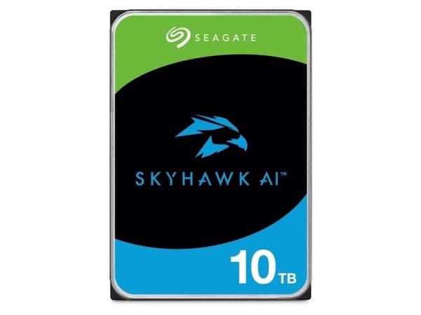 Seagate SkyHawk AI ST10000VE001 - Kiintolevy - 10 TB - sisäinen - 3,5" - SATA 6Gb/s - 7200 rpm - puskuri: 256 MB