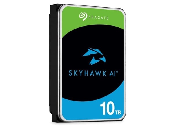 Seagate SkyHawk AI ST10000VE001 - Kiintolevy - 10 TB - sisäinen - 3,5" - SATA 6Gb/s - 7200 rpm - puskuri: 256 MB
