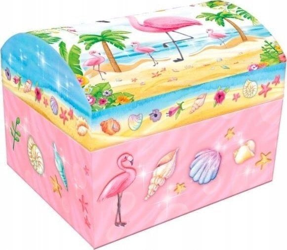 Pulio Pecoware musikkboks i kuffert - Flamingo