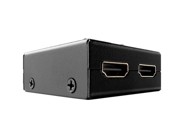 Lindy 38336, HDMI, Metall, Sort, 60 Hz, 18 Gbit/s, 3840 x 2160 piksler