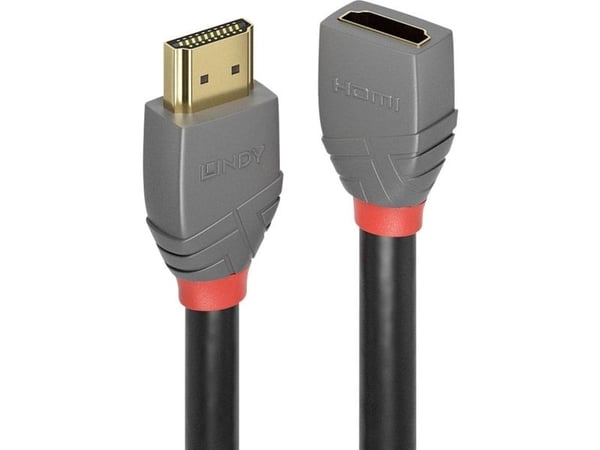 Lindy 36478, 3 m, HDMI Type A (Standard), HDMI Type A (Standard), 3D, 18 Gbit/s, Svart