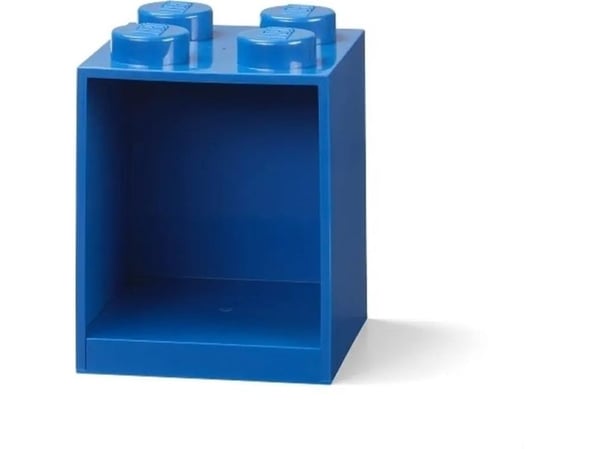 LEGO BRICK SHELF 4 förvaringshylla (bredd 159 mm), blå, ABS-plast, kan monteras (41141731)