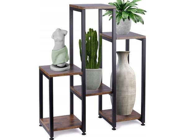 Vilde blomsterstativ i metall – 6 nivåer 80 cm