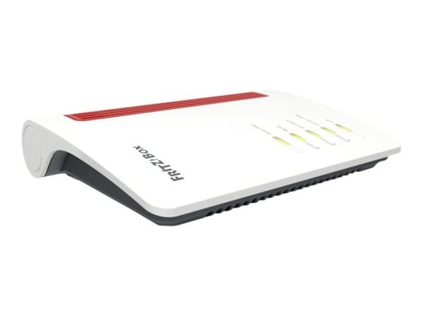 FRITZ!Box 5530 Fiber - Trådlös router - GPON-terminal / röstkort 3-ports-switch - 1GbE, 2.5GbE, GPON, XGS-PON, AON - Wi-Fi 6 - Dubbelband - VoIP-te...
