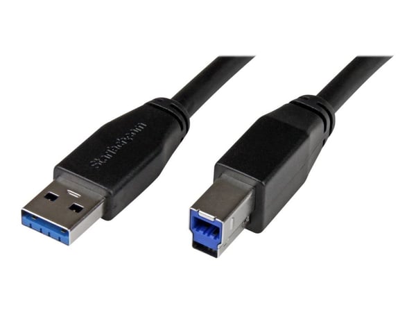 StarTech 30ft USB 3.0 USB-A to USB-B Cable - M/M - Active - USB Type-A to USB Type-B Cable - USB 3.1 Gen 1 (5 Gbps) Cable (USB3SAB10M) - USB-kabel ...