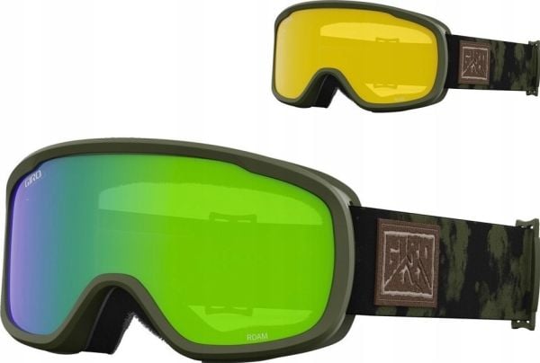 Giro GIRO ROAM TRAIL GREEN CLODDUST vinterbriller (LODEN GREEN visir 26% S2 + GUL 77% S1) (NY 2023/2024)