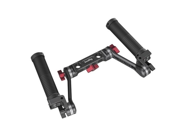 SmallRig 2002D, Håndtak, Sort, Rød, Aluminium, Gummi, Rustfritt stål, 1/4-20", 330 mm, 32 mm