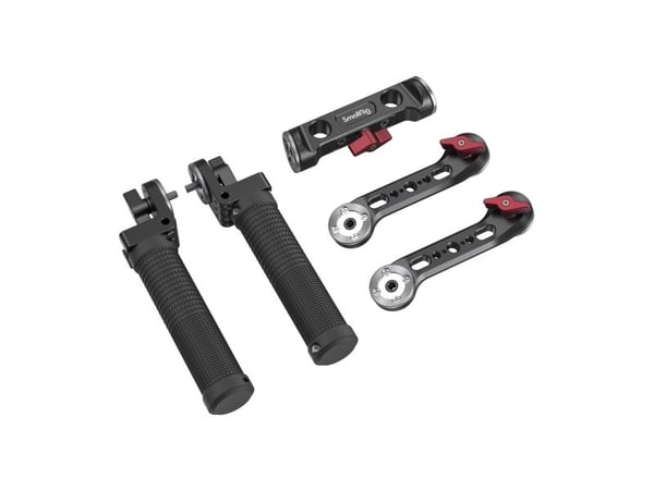 SmallRig 2002D, Håndtak, Sort, Rød, Aluminium, Gummi, Rustfritt stål, 1/4-20", 330 mm, 32 mm