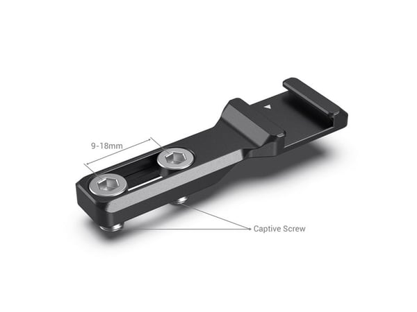 SmallRig 2879, Cold shoe -kenkä, Musta, Alumiini, 1/4-20", Kiina, 110 mm