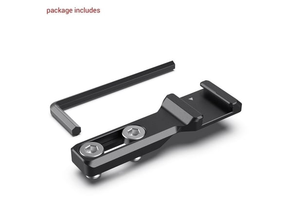 SmallRig 2879, Cold shoe -kenkä, Musta, Alumiini, 1/4-20", Kiina, 110 mm