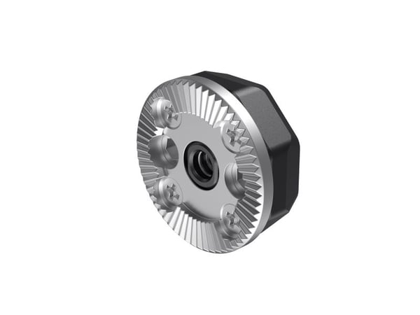 SmallRig SAP2804, Håndhjuladapter, Sort, Sølv, Aluminium, 1/4-20", BMPCC 4k/6k, 31,8 mm
