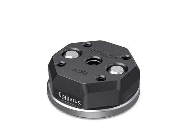 SmallRig SAP2804, Håndhjuladapter, Sort, Sølv, Aluminium, 1/4-20", BMPCC 4k/6k, 31,8 mm