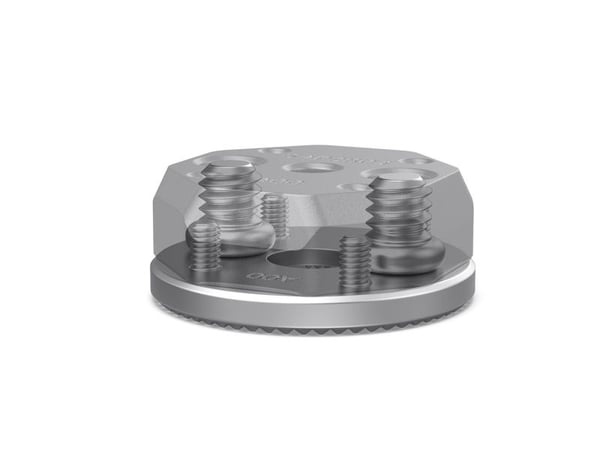 SmallRig SAP2804, Håndhjuladapter, Sort, Sølv, Aluminium, 1/4-20", BMPCC 4k/6k, 31,8 mm