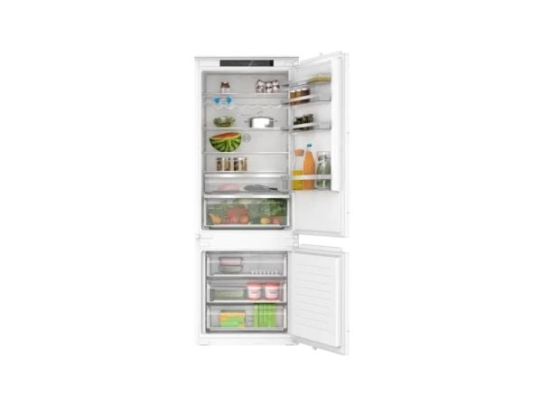 Bosch Serie | 4 KBN96VSE0 - Kjøleskap/fryser - bunnfryser - innebygd - Wi-Fi - fordypning - bredde: 71 cm - dybde: 56 cm - høyde: 194 cm - 383.1 li...