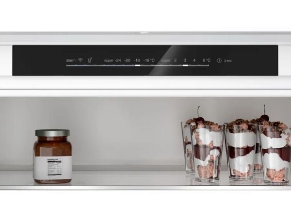 Bosch Serie | 4 KBN96VSE0 - Kjøleskap/fryser - bunnfryser - innebygd - Wi-Fi - fordypning - bredde: 71 cm - dybde: 56 cm - høyde: 194 cm - 383.1 li...