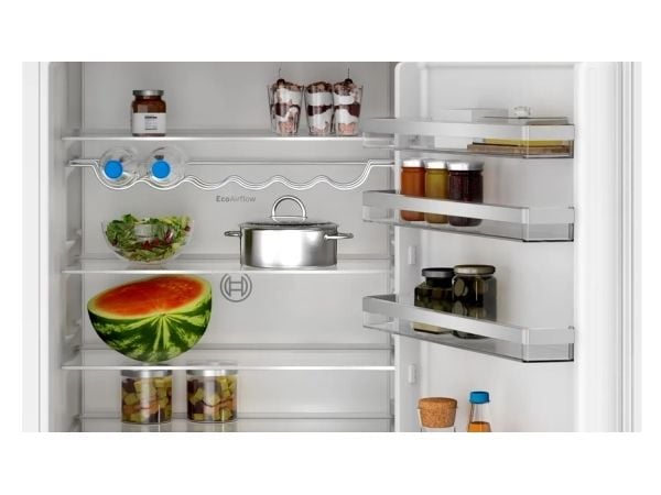 Bosch Serie | 4 KBN96VSE0 - Kjøleskap/fryser - bunnfryser - innebygd - Wi-Fi - fordypning - bredde: 71 cm - dybde: 56 cm - høyde: 194 cm - 383.1 li...