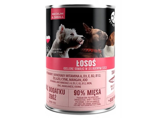 Pet Republic PIES laksesaus på boks /6 400g